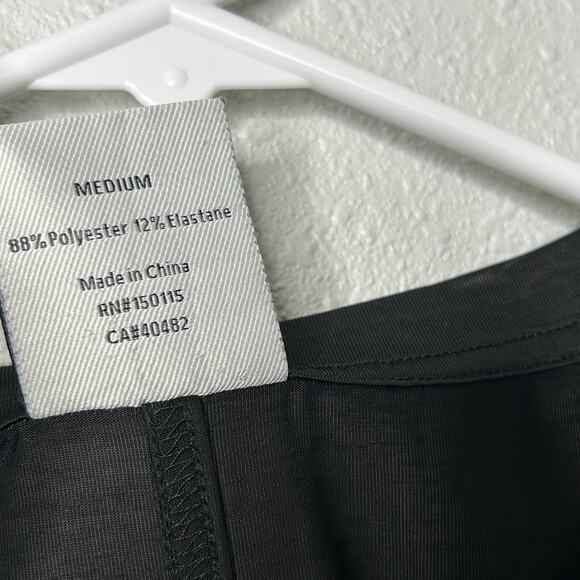 Varley Mariposa Muscle Tank Top Black Medium Athleisure Minimalist Workout Shirt - Picture 8 of 11